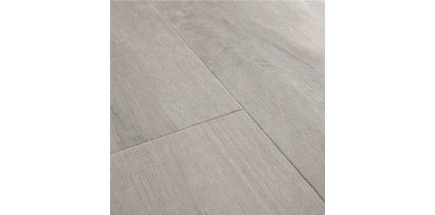 Alpha PVC medium planks - Katoen eik koud grijs (klik)